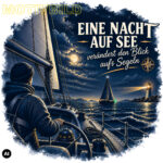Maritime Isolierflasche "Nachtsegeln" – Bild 4