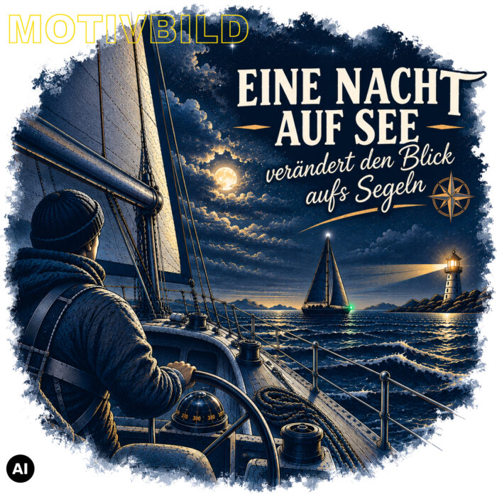 Maritime Isolierflasche "Nachtsegeln" – Bild 4