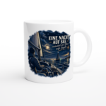 Keramiktasse "Nachtsegeln"