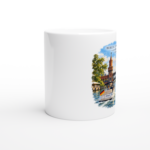 Keramiktasse "Berlin. Kurs Mitte. – Spree" – Bild 2