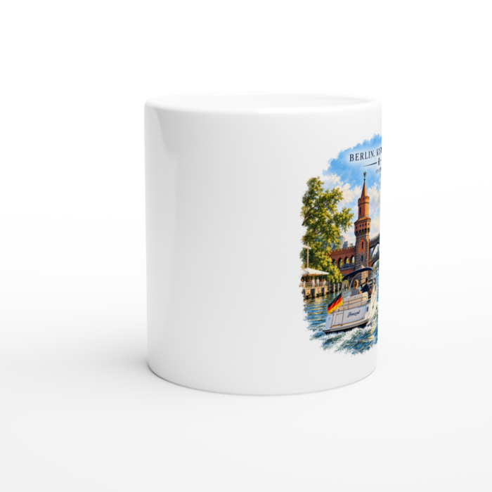 Keramiktasse "Berlin. Kurs Mitte. – Spree" – Bild 2