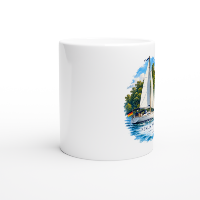 Keramiktasse "Berlin . Pfaueninsel - Havel" – Bild 2