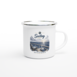 Emaille-Tasse "Seetag"