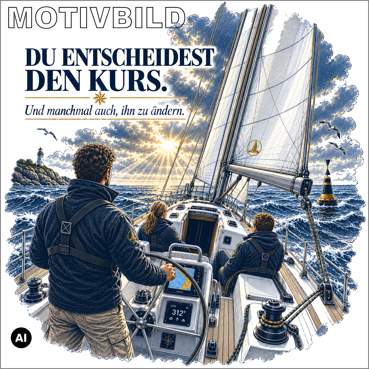 du entscheidest Motivbild Du entscheidest den Kurs – Bild 1