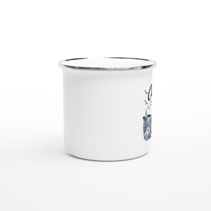 Emaille-Tasse "Captain" – Bild 2