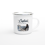 Emaille-Tasse "Captain"