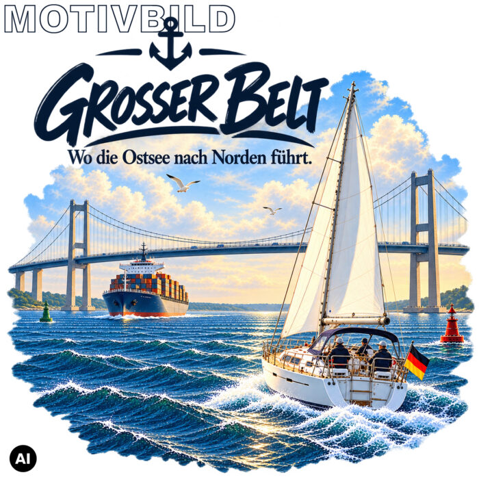 Maritime Isolierflasche "Großer Belt" – Bild 4